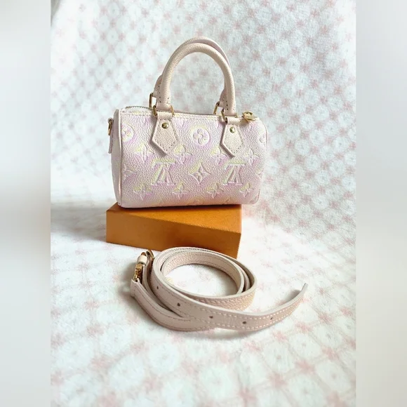 Louis Vuitton Nano Speedy Summer Stardust M81508 – Light Pink, Empreinte - Picture 1 of 14